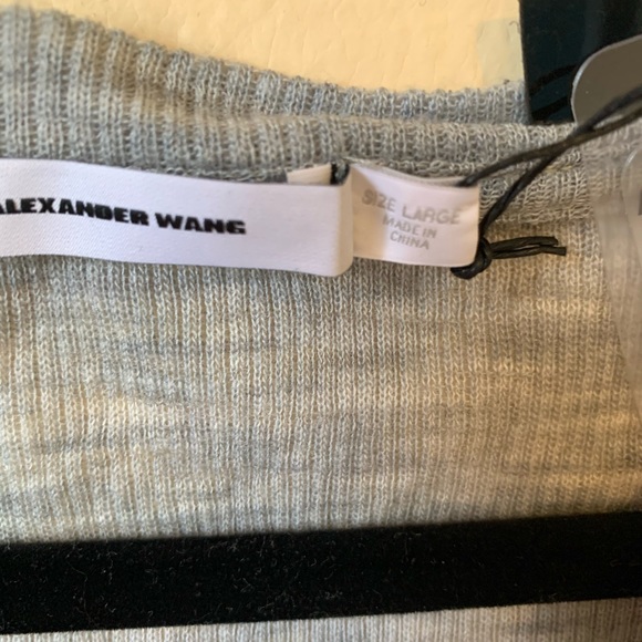 NWT ALEX WANG long sleeved t-shirt - Picture 3 of 5